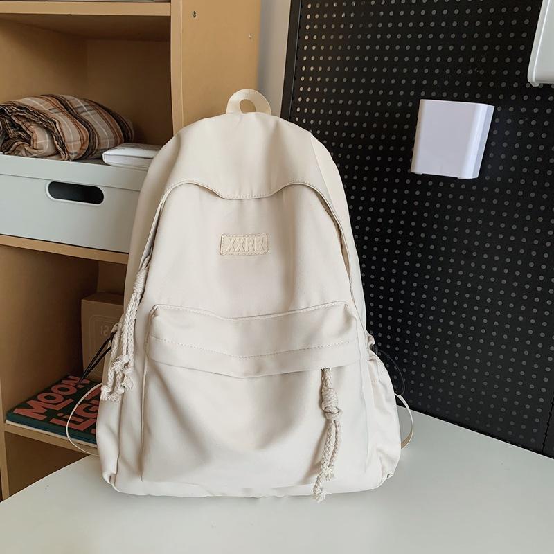 

Школьный рюкзак женский Харадзюку простой студенческий литературный рюкзак большой вместимости белый рюкзак