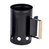 Metal Charcoal Lighter Bucket With Heat Resistant Handle Fires Starter Chimney for Outdoor Barbecue Cooking Camping