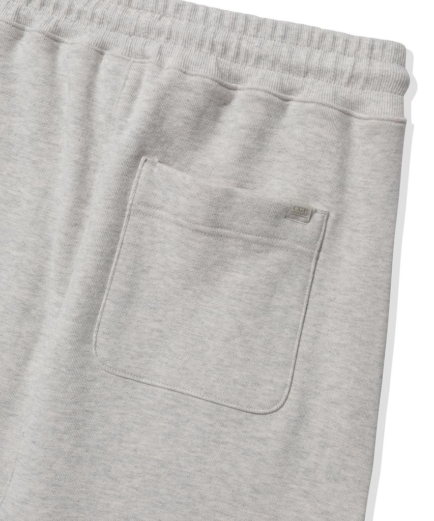 Code Graphy (Women) Square Logo Damaged Sweat Skirt_Oatmeal