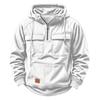 Men's Casual Multi-Pocket Zipper Hoodie - European Style for Autumn/Winter 2025