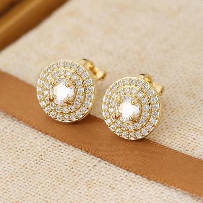 Lussuosi Orecchini a Clip Hip-Hop con Diamanti: Nessun piercing necessario