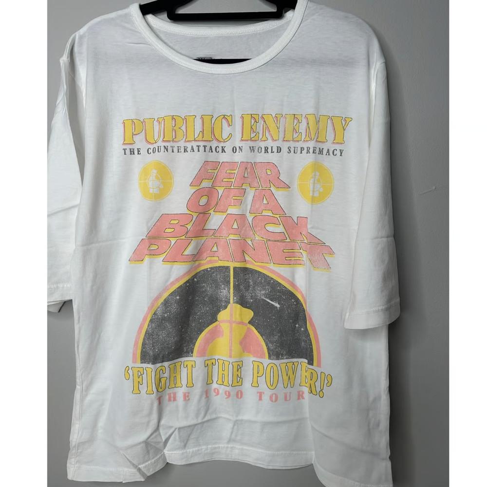 Vintage Public Enemy Fight the Power Tour Shirt Unisex Concerts to 5XL DO060 Unisex T-Shirt