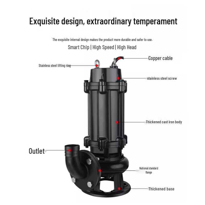 Kunmao 3KW Submersible Sewage Pump