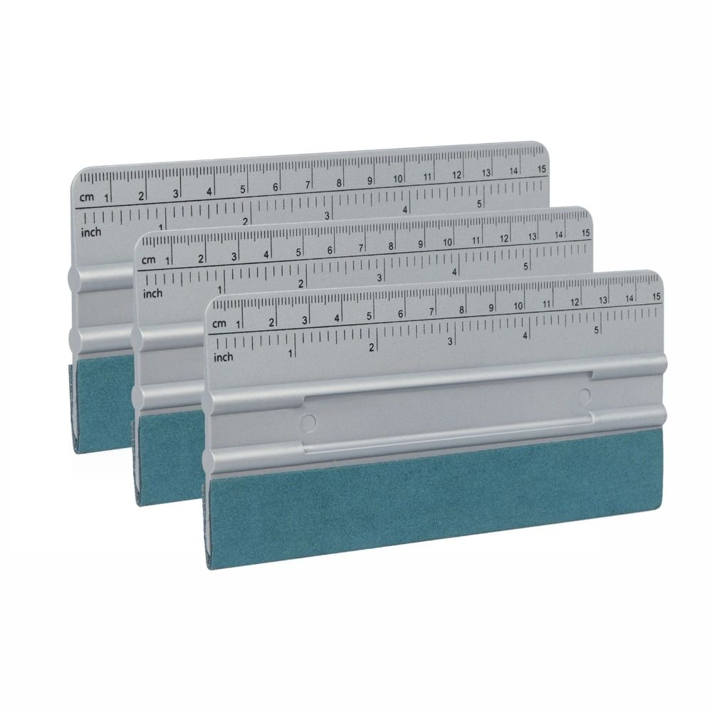 Scratch-Free Car Film Scraper Suede Felt Film Install Applicator  Water Bubble Remover