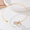 Adjustable Open Chokers Colorful Collar Necklace Elegant Flower Necklaces  Vacation