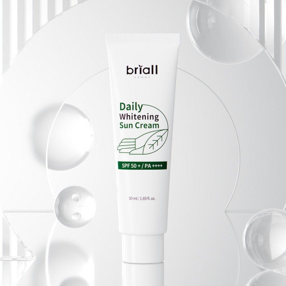BRIALL Homme UV Protection Skin Protection Daily Whitening Sun Cream 50ml