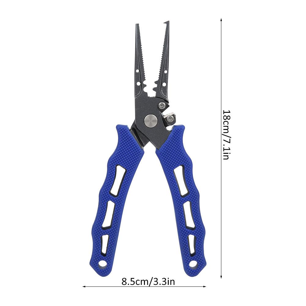 Fishing Lure Pliers Hook Remover Controller Scissors Trim Thread Side Line Cutter Tool