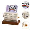 Panda Themed Rotary Desk Calendar for Home And Office Use