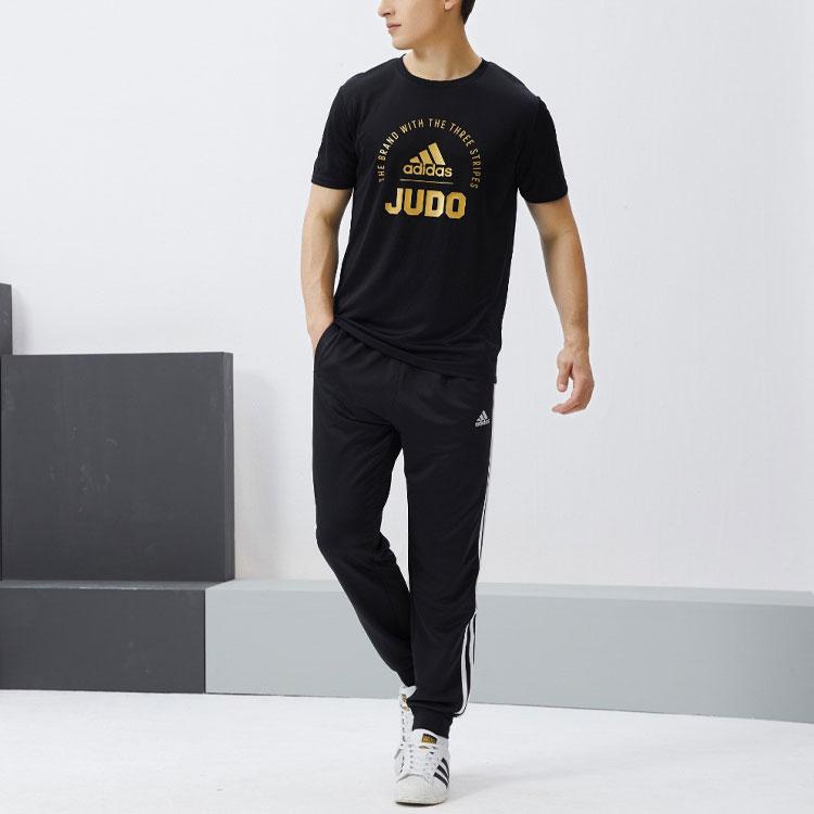 Adidas T Shirt Unisex Black Gold adiCLTS21J-BG