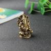 Vintage Ganesha Statue Brass Elephant Hindu God Figurines Elephant God Figure Sculpture  Car