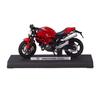 1:18 realistische Motorrad-Modellspielzeuge mit stabiler Basis, Druckguss-Motorrad-Desktop-Ornament, Kuchendekoration, für Kinder und Jungen, Enthusiasten, Sammlergeschenk