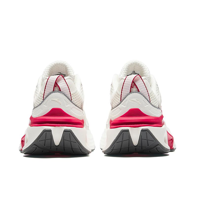 Anta AT958 Retro Sports Shock Absorbing Height Increasing Low Top Nitrogen Technology Running Shoes Men Sneaker White Red 912425503-2