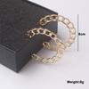 New European Exaggerated Dangle Earrings for Women Metal Geometric Statement Long Hanging Earrings Punk Personality Drop Earring