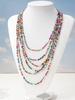 Nouveau Style Européen Américain Vente Chaude Sur Amazon Collier Fait Main en Perles de Rocaille Chaîne de Pull Colorée Mode Pour Femmes