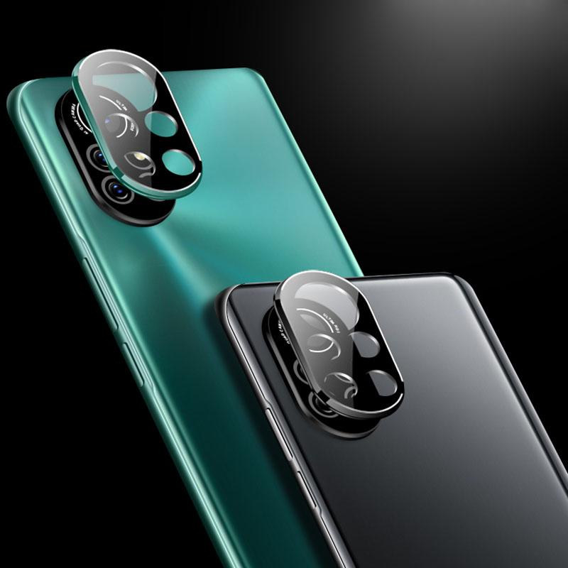 Black Green Metal Camera Lens Protector for Huawei Nova8 Nova 8 Camera Protector Camera Lens Cover Protective Case Camera Glass