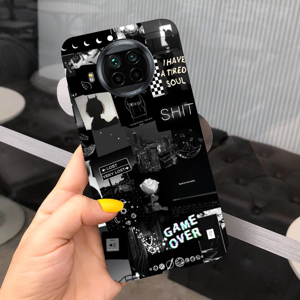 ForXiaomi Mi 10T Lite Case Cute Cartoon Cat Painted TPU Silicone Back Cover For Xiaomi Mi 10T Lite 5G 10Tlite Phone Case Funda