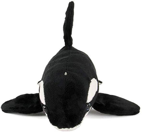 Calorata Killer Whale Plush Toy Soft and Realistic Whale Plush Toy Doll Mascot Birthday Gift Present Christmas Present (24x17x35cm) (Killer Toy)