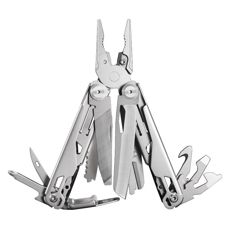 19 in 1 Survival Pocket Multifunction Folding Full Locking Multi Tool Combination Camping Folding Multitool Pliers Knife Style Multitools