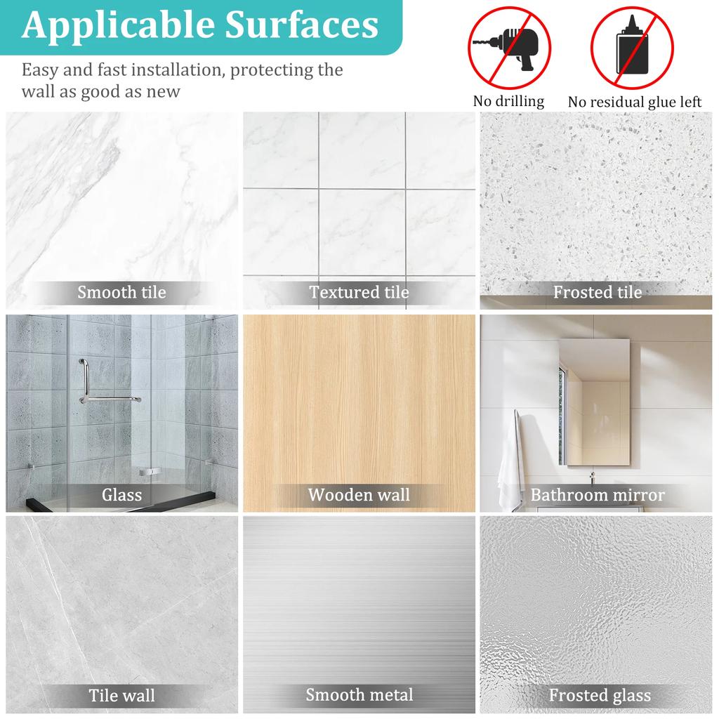 2 Stück Einzel-Schlitz Design Zahnbürstenhalter Wandmontage mit Abdeckung Stark haftend Ohne Bohren mit Ablauflöchern für Badezimmer