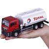 SCANIA MAN Oil Tank Truck Total Bp Shell 5 Inch Simulation Diecast & Toy Vehicle RMZ City 1:64 Alloy Model Car Gifts For Children
