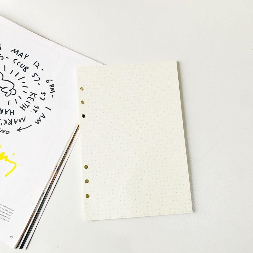 100 lapų 100 lapų segtuvų planuoklis A5 taškų tinklelis Puslapiai Rašomasis popierius Pildymo biuras