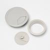 60/80mm Desk Table Plastic Cable Hole Cover PC Computer Desk Round Wire Tidy Grommet Cable Organizer