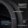 TLIN5 Car Leather Ventilate Anti-Slip Steering Wheel Cover For Suzuki S-Cross Swift SX4 Vitara Jimny Grand-Vitara Baleno Ciaz Samurai