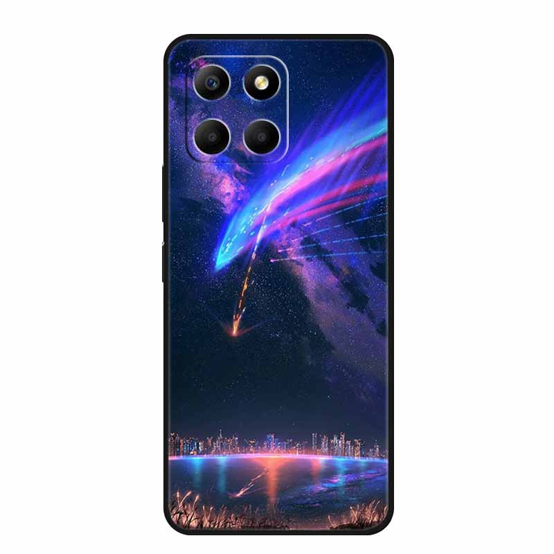 Soft Silicone Covers For Honor X8 5G Case x8 X8A 4G Wolf Lion TPU Back Covers For Huawei Honor X8 Phone Cases HonorX8A Coque Bag