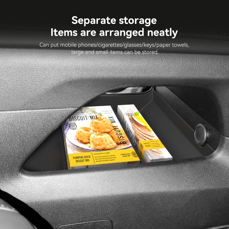 For 2025-2026 Nissan Patrol Y63 Armada Lower Center Console Storage Box Car Dashboard Organizer Auto Interior Accessories
