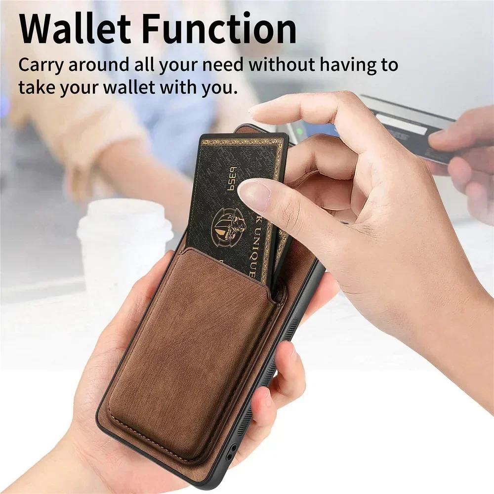 For Xiaomi 17 15 Ultra 15T 14T 13T 11T Pro 5G 2In1 Detachable Leaher Card Magnet Back Case Mi 11 Lite 14T 15T 17 Pro Max Cover