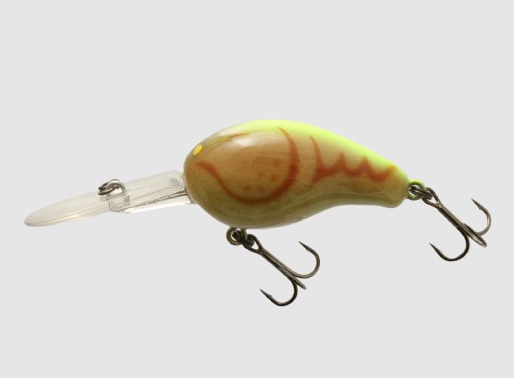 Jackall Geronimo Chico DR 44 Wood Floating Lure Chart Back Craw (0969)