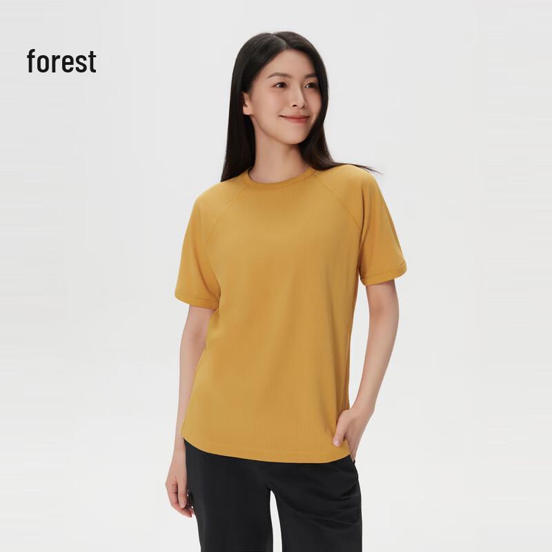 KOLON SPORT Unisex Waffle Knit UPF50+ Short Sleeve T-Shirt XS