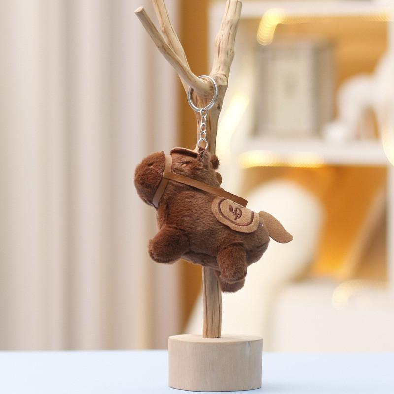 

Plush Horse Keychain Stuffed Animal Toy Bag Decoration Pendant Cartoon Gift