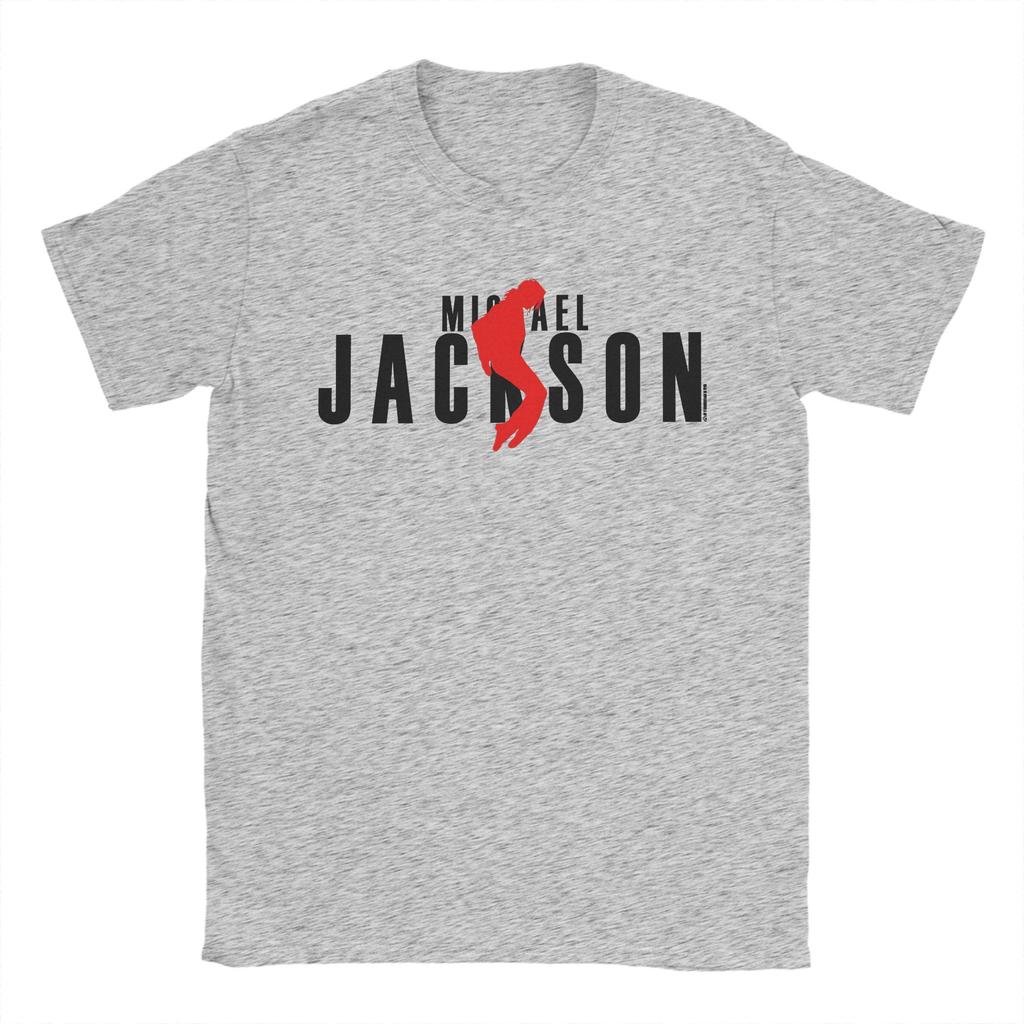 Herren-T-Shirt „The King of Pop Michael Jackson“ Freizeit-T-Shirt aus 100 % Baumwolle, Kurzarm, Rundhalsausschnitt, Neu eingetroffen