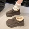 2025 Flats Platform Women Fur Snow Boots Warm Cotton Shoes 2025 Winter Trend Boots Casual Sneaker Sport Walking