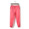 Mens Striped Slim Fit Ankle Pants Casual Tapered Trousers Wear