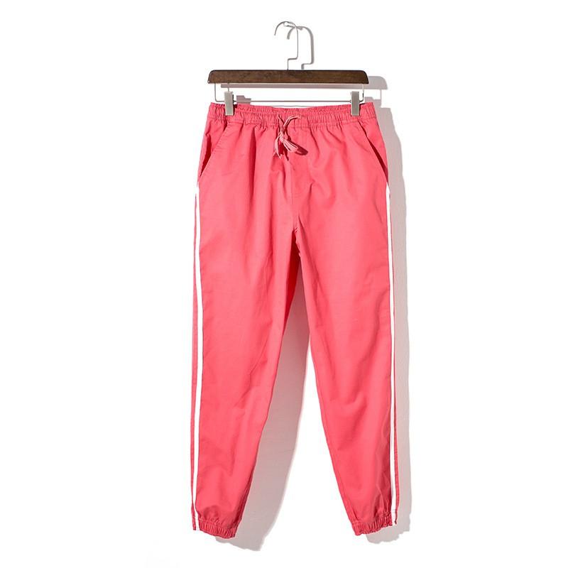 Mens Striped Slim Fit Ankle Pants Casual Tapered Trousers Wear