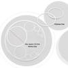 Teflon Lens Reflector Washer: Wear-Resistant, Self-Lubricating Polytetrafluoroethylene Gasket