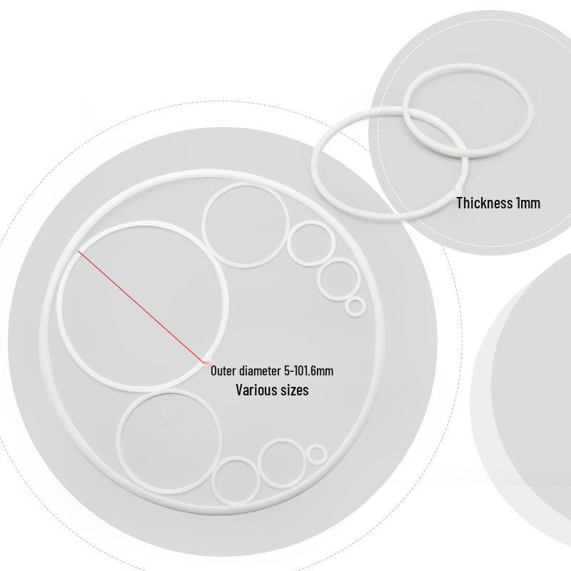 Teflon Lens Reflector Washer: Wear-Resistant, Self-Lubricating Polytetrafluoroethylene Gasket