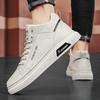 Cotton Shoes Men Boots Autumn High Top Leather Casual Shoes Fashion Flat Ankle Boots Business Outdoor Shoes Man Sneakers New