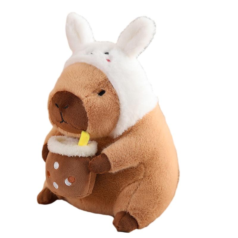 Cute Plush Capybara Toy Soft And Cuddly Stuffed Animal For Kids Perfect Birthday Gift 30cm Height