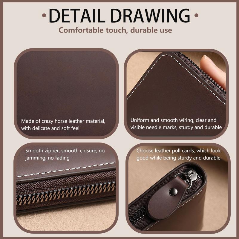For Skoda Car Leather Wallet Motor ID Credit Card Ticket Storage Bag Octavia Superb RAPID FABIA KAMIQ KAROQ KODIAQ YETI kybf34