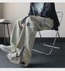 Men's American Retro Wide-Leg Jeans with Zipper Slit - Niche Design for Autumn/Winter