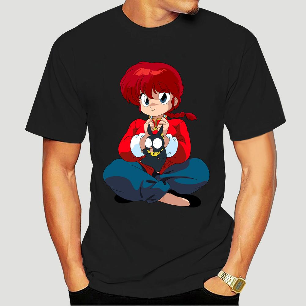 Anime Ranma NibunnoIchi T Shirt Short Sleeve Men Tshirts Oversized Tees Tops Harajuku Streetwear