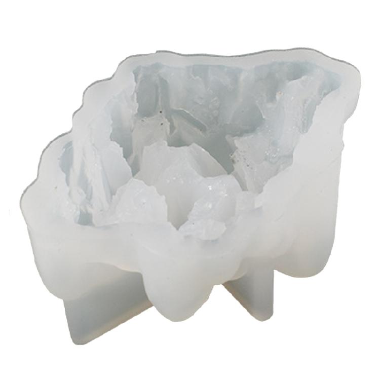 Diy Handmade Products Crystal Cluster Ornament Silicone Mold Ice Cluster Ornament Shape Mold Scented Candle Mold