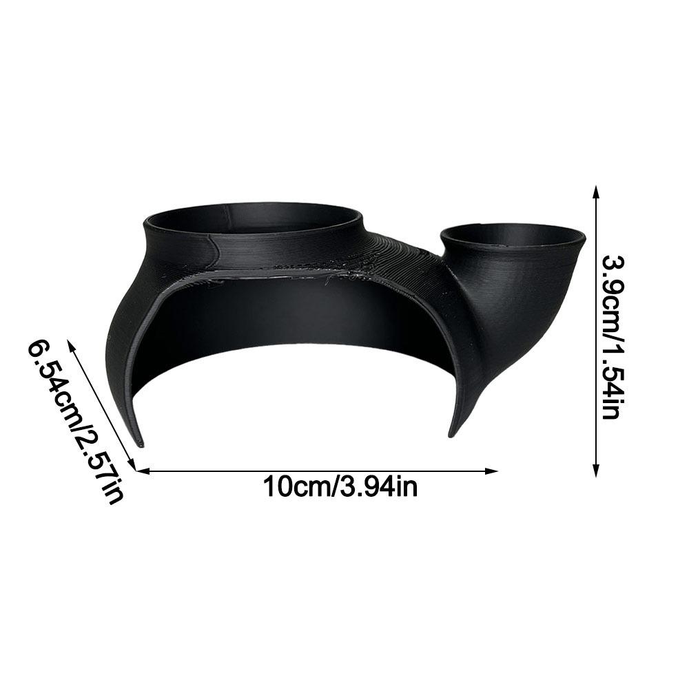 Curve Aquarium Submerged Tunnel Under Gravel Tunnel Tunnel/cave Small Fish Lounge black s