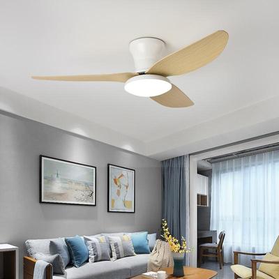 25 Zoll 36 Zoll Deckenventilator mit Licht LED 3 Farben 6 Geschwindigkeiten DC Motorventilator Fernbedienung Niederflur-Dekorventilator mit Beleuchtung
