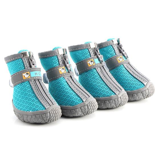 4Pcs Pet Shoes Lightweight Wear-resistant Breathable Fashion Dogs Mesh Sneakers Pet Supplies