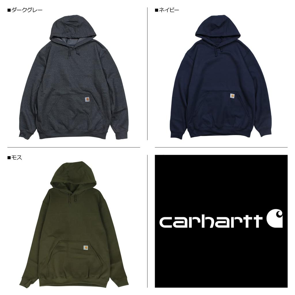 Hoodie Pullover MIDWEIGHT HOODED SWEATSHIRT K121 Gray S [Carhartt] [Used]