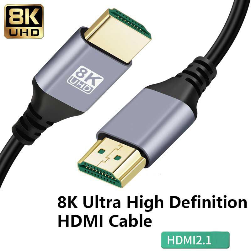 

8K HDMI Cable 48Gbps Certified Ultra High Speed HDMI Cable Braided Cord-4K@120Hz 8K@60Hz, DTS:X, HDCP 2.2 & 2.3, HDR 10 Compatible Roku TV/PS5/HDTV 0.5M